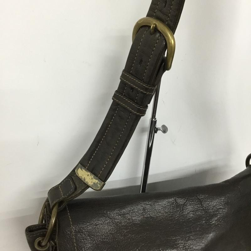ゲンテン genten ショルダーバッグ ショルダーバッグ レザー dan genten 無地 黒 / ブラック /  メンズ USED 古着 中古 10128318