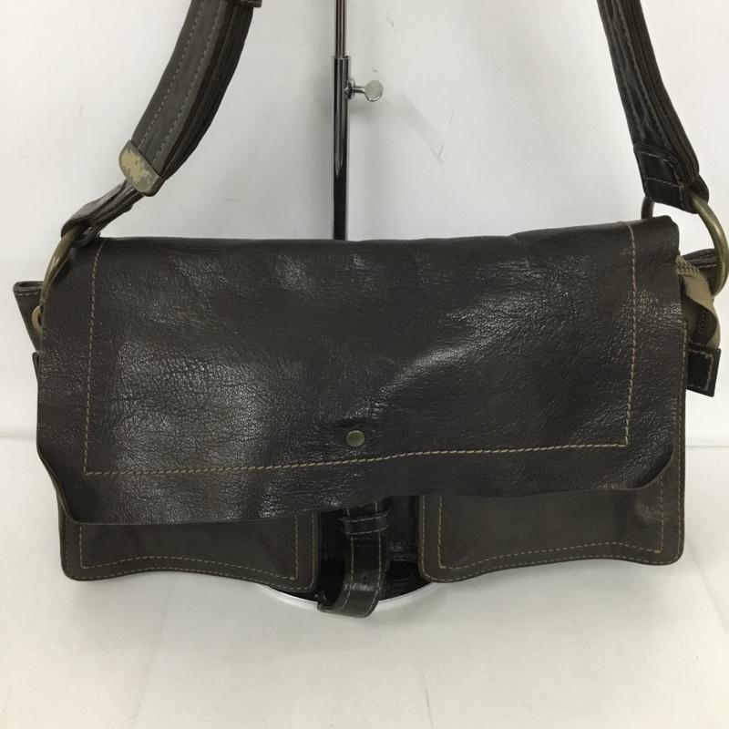 ゲンテン genten ショルダーバッグ ショルダーバッグ レザー dan genten 無地 黒 / ブラック /  メンズ USED 古着 中古 10128318