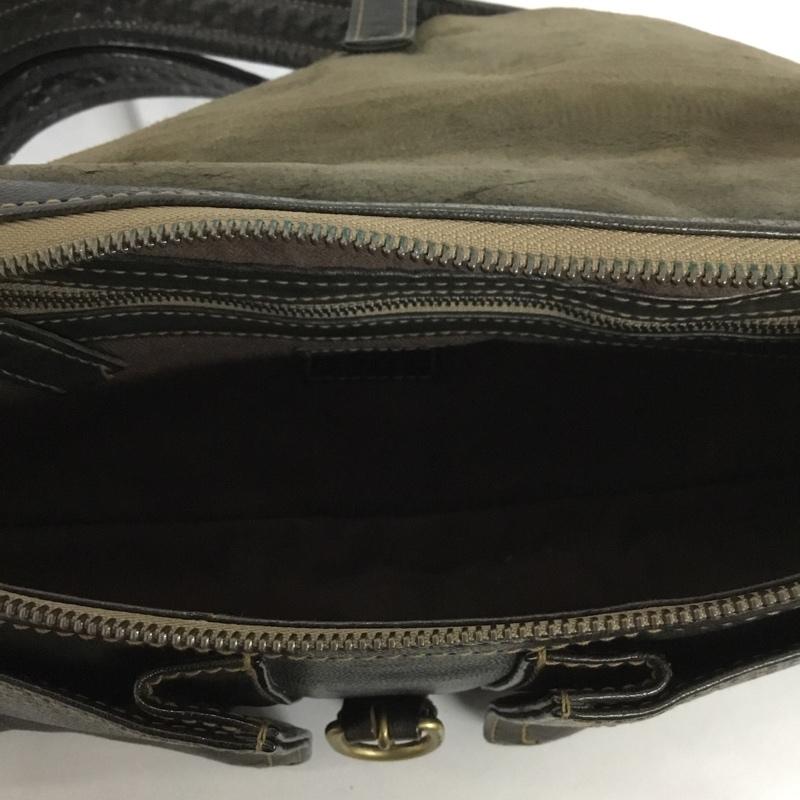ゲンテン genten ショルダーバッグ ショルダーバッグ レザー dan genten 無地 黒 / ブラック /  メンズ USED 古着 中古 10128318
