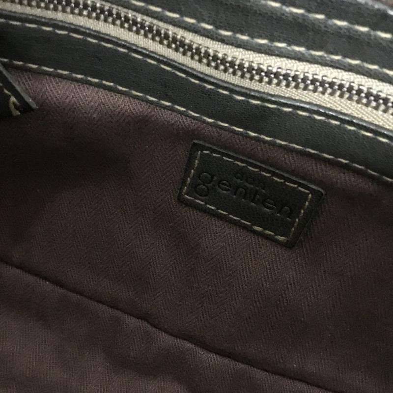 ゲンテン genten ショルダーバッグ ショルダーバッグ レザー dan genten 無地 黒 / ブラック /  メンズ USED 古着 中古 10128318