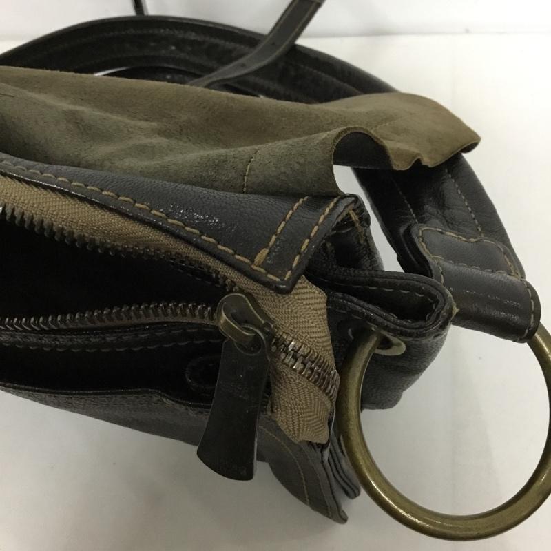 ゲンテン genten ショルダーバッグ ショルダーバッグ レザー dan genten 無地 黒 / ブラック /  メンズ USED 古着 中古 10128318