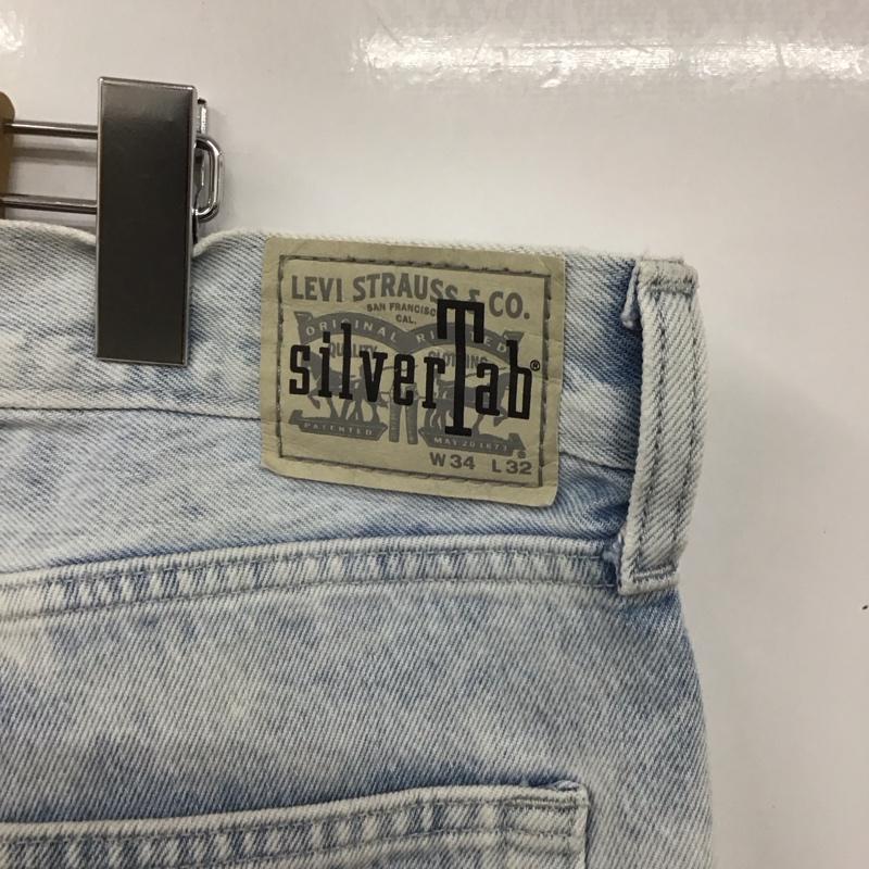 リーバイス Levi s パンツ デニム、ジーンズ 34インチ 無地 水色 / ライトブルー /  メンズ USED 古着 中古 10128333