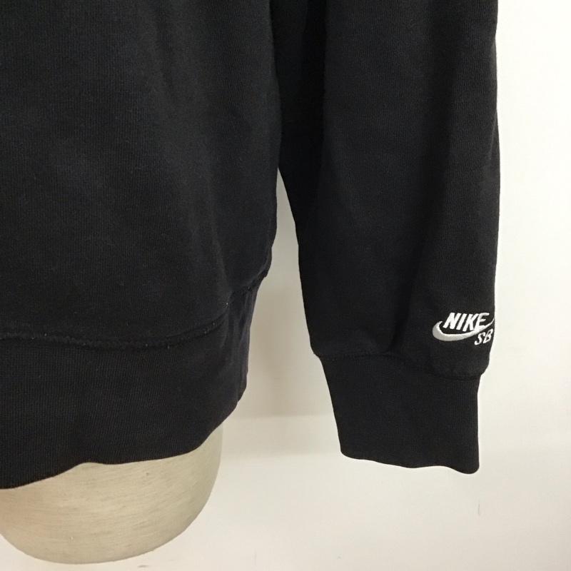 ナイキ NIKE トレーナー 長袖 XL 無地 黒 / ブラック /  メンズ USED 古着 中古 10128335