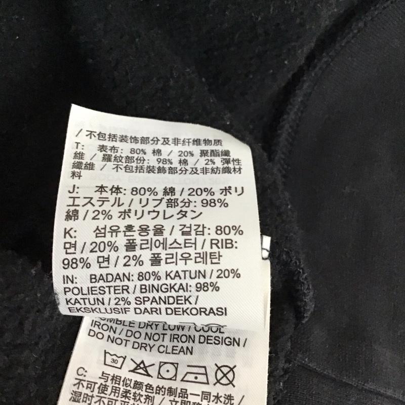 ナイキ NIKE トレーナー 長袖 XL 無地 黒 / ブラック /  メンズ USED 古着 中古 10128335