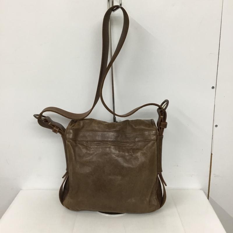 ゲンテン genten ショルダーバッグ ショルダーバッグ Dan genten レザー ロゴ、文字 茶 / ブラウン /  メンズ USED 古着 中古 10128337
