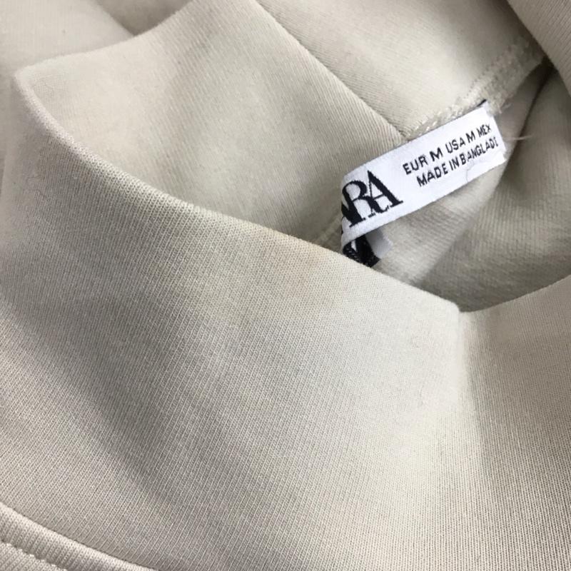 ザラ ZARA トレーナー 長袖 M 無地 ベージュ / ベージュ /  レディース USED 古着 中古 10128353