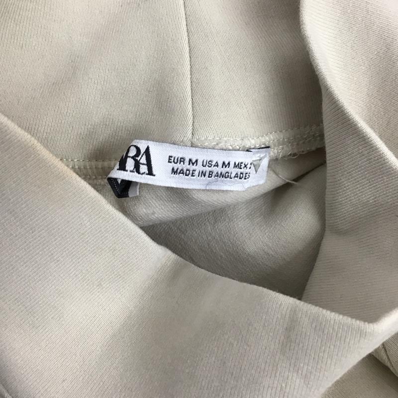 ザラ ZARA トレーナー 長袖 M 無地 ベージュ / ベージュ /  レディース USED 古着 中古 10128353