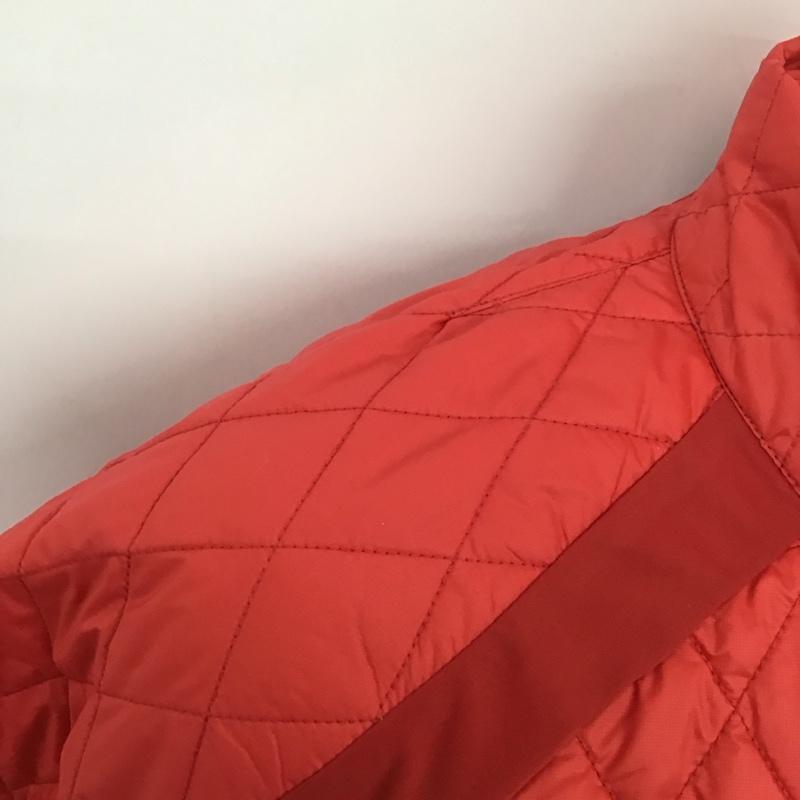 アディダス adidas ジャケット、上着 ジャンパー、ブルゾン L 無地 X ロゴ、文字 赤 / レッド /  レディース USED 古着 中古 10128365