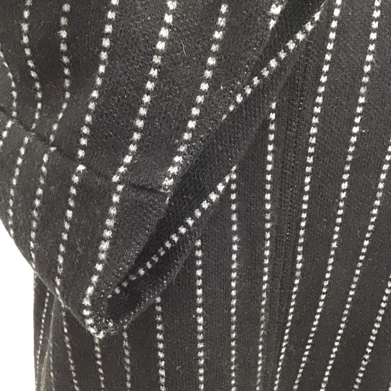 ザラ ZARA ワンピース ひざ丈スカート S ストライプ 黒 / ブラック /  レディース USED 古着 中古 10128366
