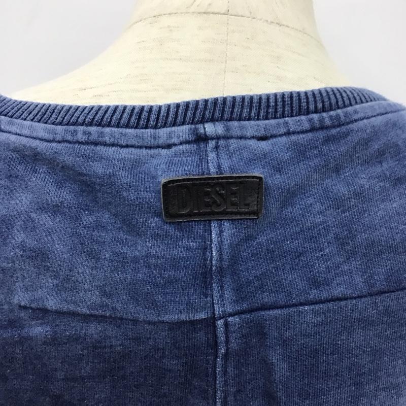 ディーゼル DIESEL ワンピース ひざ丈スカート S 無地 インディゴ / インディゴ /  レディース USED 古着 中古 10128368