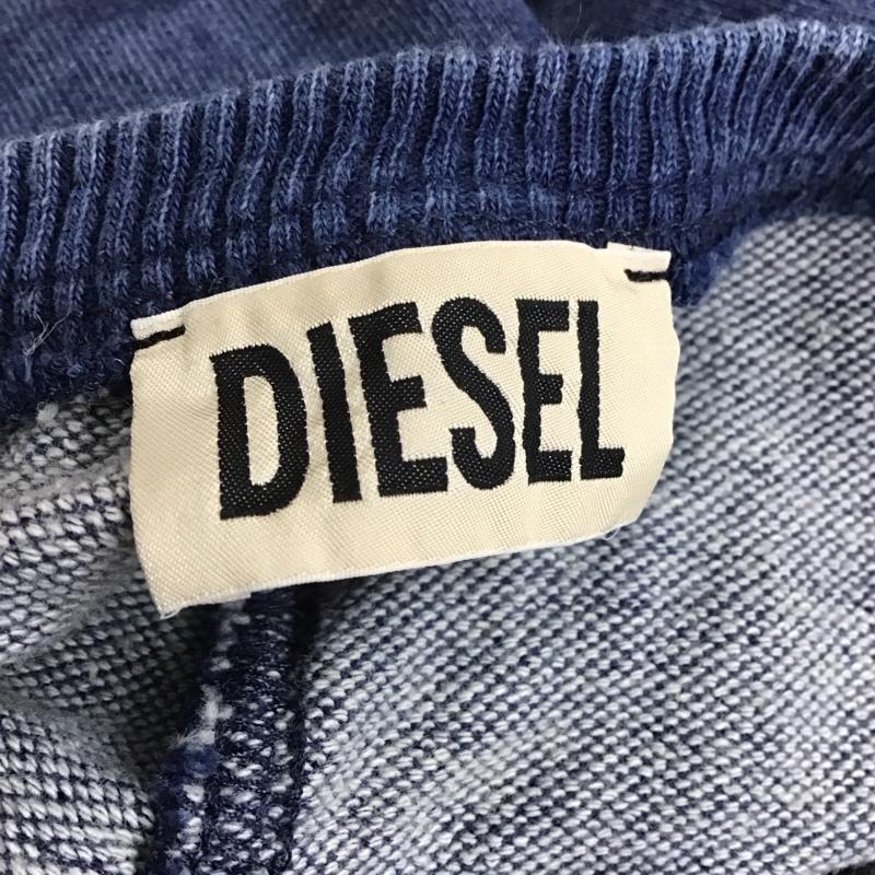 ディーゼル DIESEL ワンピース ひざ丈スカート S 無地 インディゴ / インディゴ /  レディース USED 古着 中古 10128368