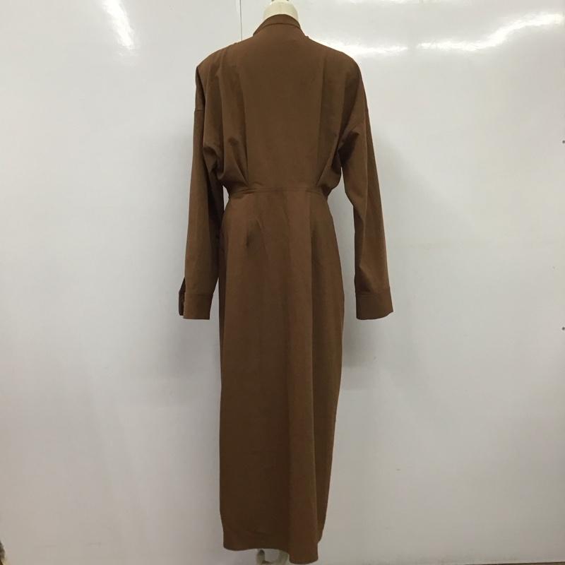 ザラ ZARA ワンピース ロングスカート M 無地 茶 / ブラウン /  レディース USED 古着 中古 10128371