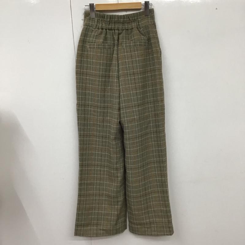 ジーナシス JEANASIS パンツ スラックス JS050635SW FREE チェック マルチカラー / マルチカラー /  レディース USED 古着 中古 10128375