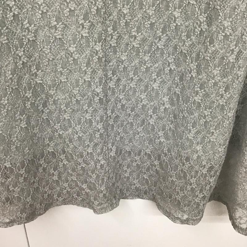 ローリーズファーム LOWRYS FARM スカート ロングスカート FREE 無地 灰 / グレー /  レディース USED 古着 中古 10128378