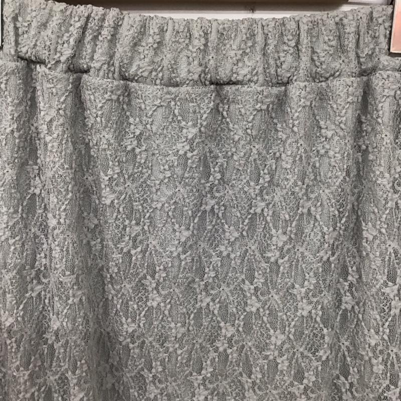ローリーズファーム LOWRYS FARM スカート ロングスカート FREE 無地 灰 / グレー /  レディース USED 古着 中古 10128378