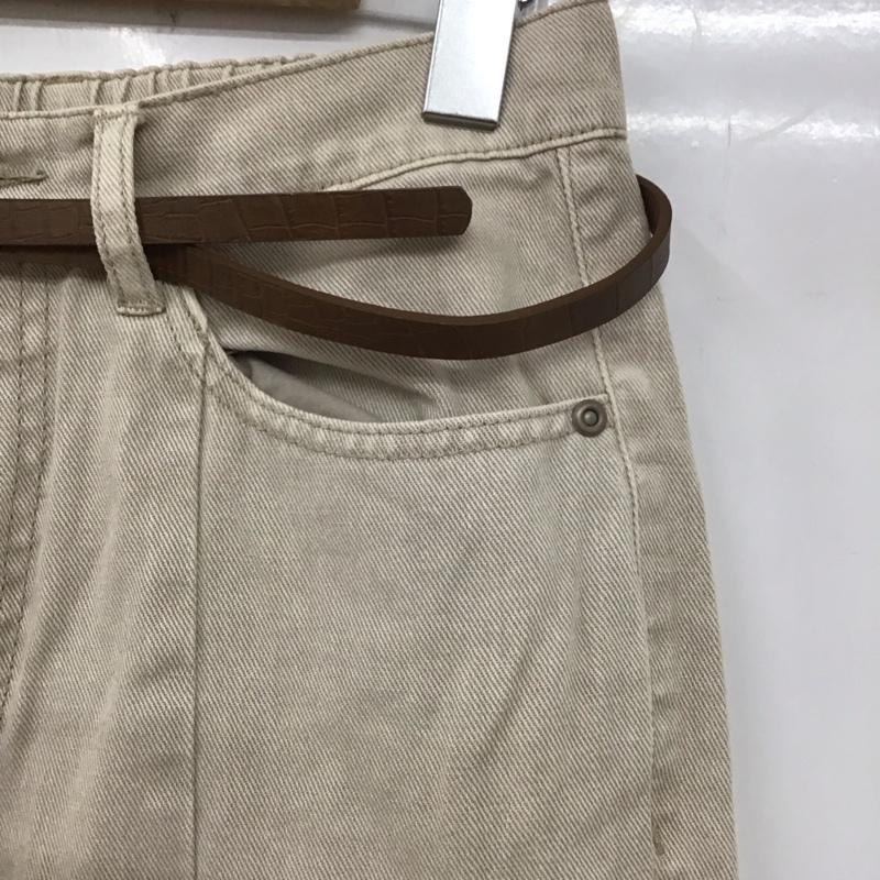 ダブルクローゼット w closet パンツ デニム、ジーンズ FREE 無地 ベージュ / ベージュ /  レディース USED 古着 中古 10128385
