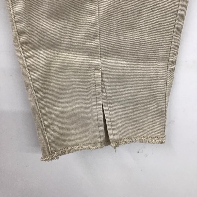 ダブルクローゼット w closet パンツ デニム、ジーンズ FREE 無地 ベージュ / ベージュ /  レディース USED 古着 中古 10128385
