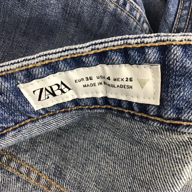 ザラ ZARA パンツ デニム、ジーンズ 26インチ 無地 水色 / ライトブルー /  レディース USED 古着 中古 10128386