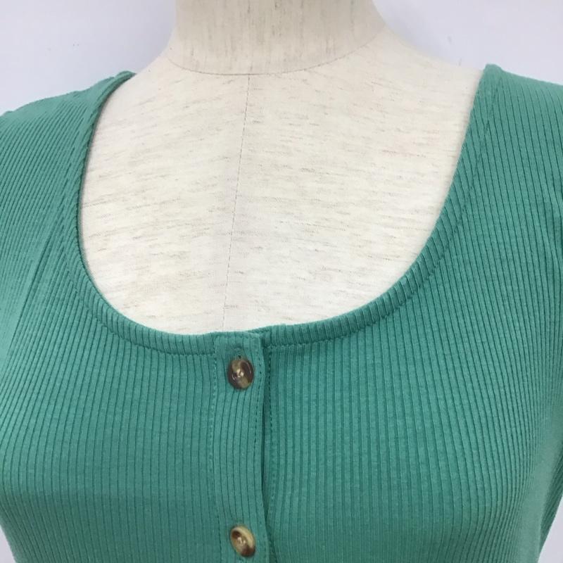 エックスガール X-girl ワンピース ロングスカート 2 無地 緑 / グリーン /  レディース USED 古着 中古 10128399