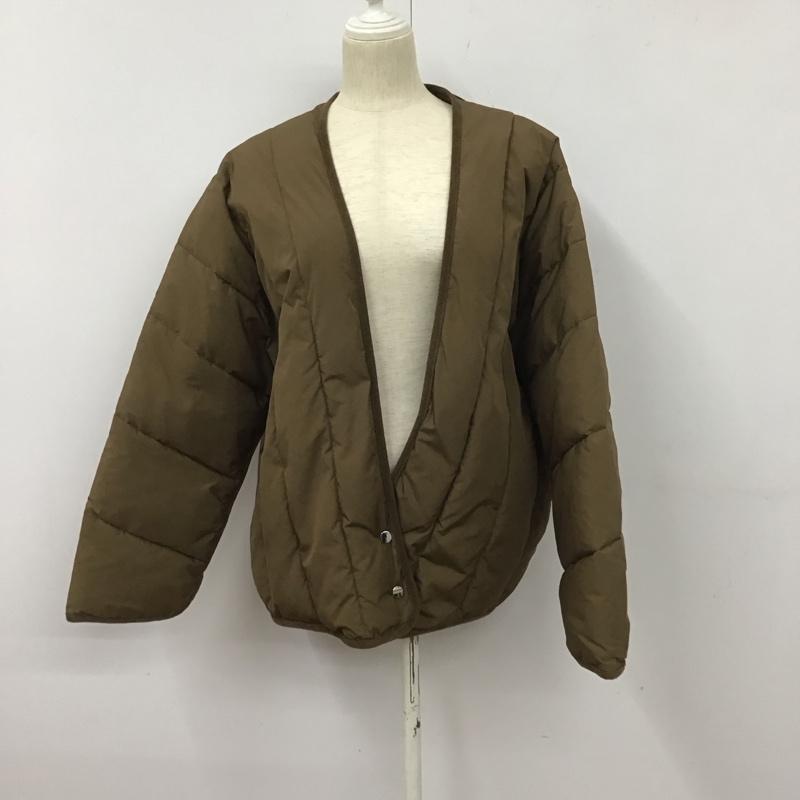 アーバンリサーチ URBAN RESEARCH ジャケット、上着 ジャンパー、ブルゾン WH97-27N006 エアコンダウンカシュクールコート FREE 無地 茶 / ブラウン /  レディース USED 古着 中古 10128402