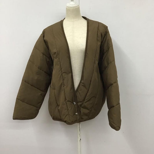アーバンリサーチ URBAN RESEARCH ジャケット、上着 ジャンパー、ブルゾン WH97-27N006 エアコンダウンカシュクールコート FREE 無地 茶 / ブラウン /  レディース USED 古着 中古 10128402