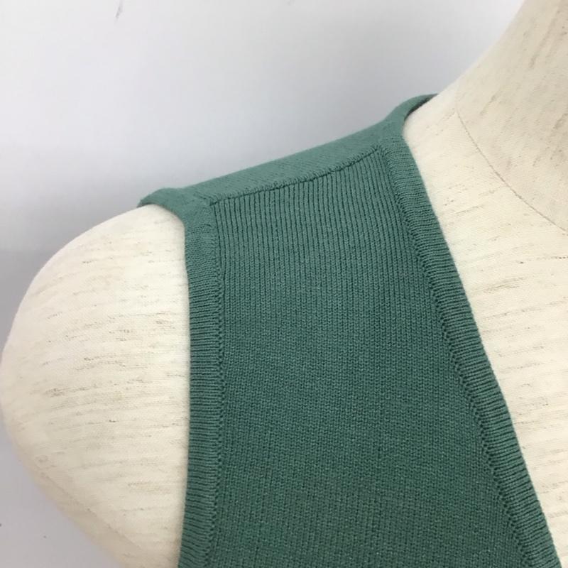 ページボーイ PAGEBOY ベスト ベスト FREE 無地 緑 / グリーン /  レディース USED 古着 中古 10128408