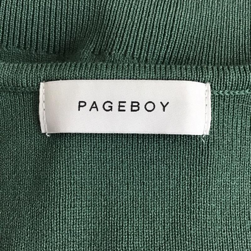 ページボーイ PAGEBOY ベスト ベスト FREE 無地 緑 / グリーン /  レディース USED 古着 中古 10128408