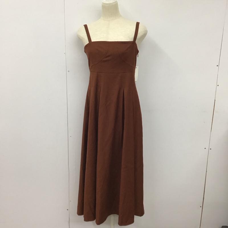 スナイデル SNIDEL ワンピース ロングスカート SWF0194023 19AW/バリエーションコルセットワンピース 0 無地 茶 / ブラウン /  レディース USED 古着 中古 10128412