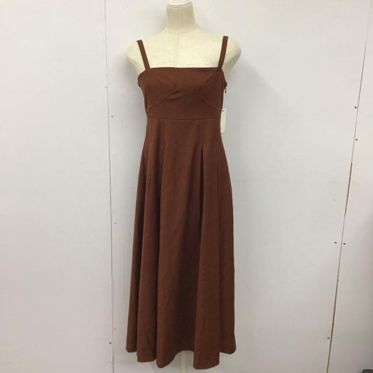 スナイデル SNIDEL ワンピース ロングスカート SWF0194023 19AW/バリエーションコルセットワンピース 0 無地 茶 / ブラウン /  レディース USED 古着 中古 10128412