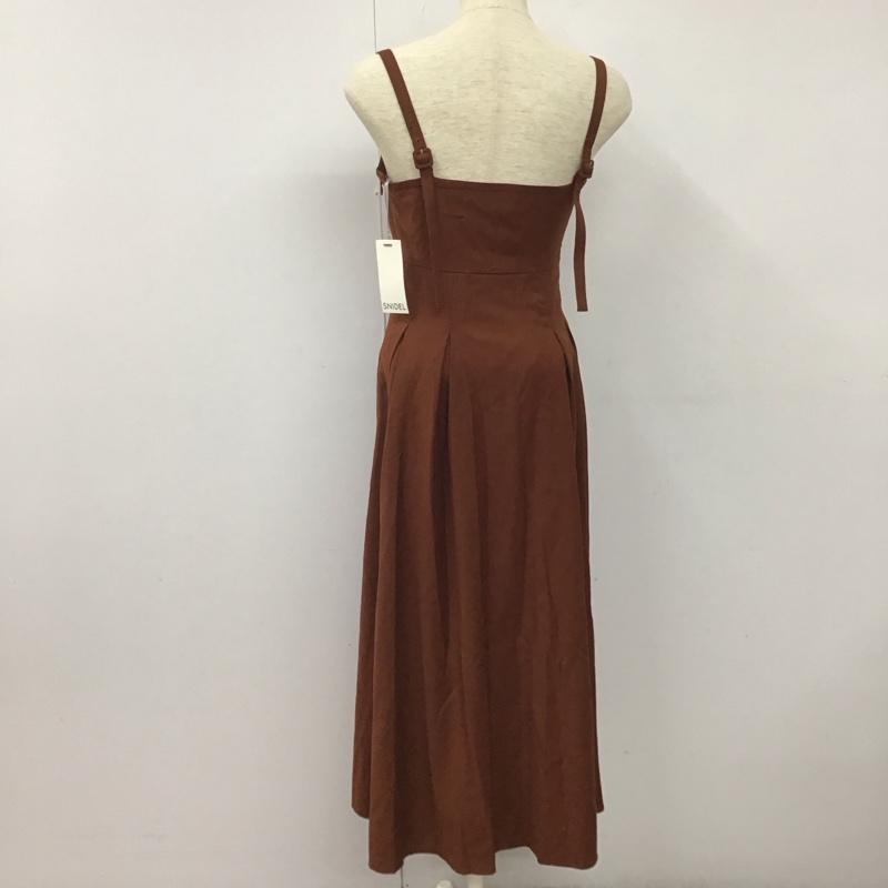 スナイデル SNIDEL ワンピース ロングスカート SWF0194023 19AW/バリエーションコルセットワンピース 0 無地 茶 / ブラウン /  レディース USED 古着 中古 10128412