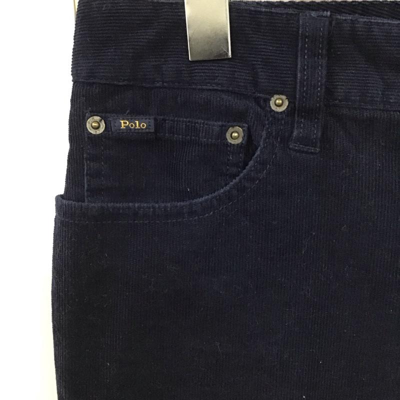 ポロラルフローレン POLO RALPH LAUREN ボトムス ボトムス コーデュロイ 無地 紺 / ネイビー /  レディース USED 古着 中古 10128414