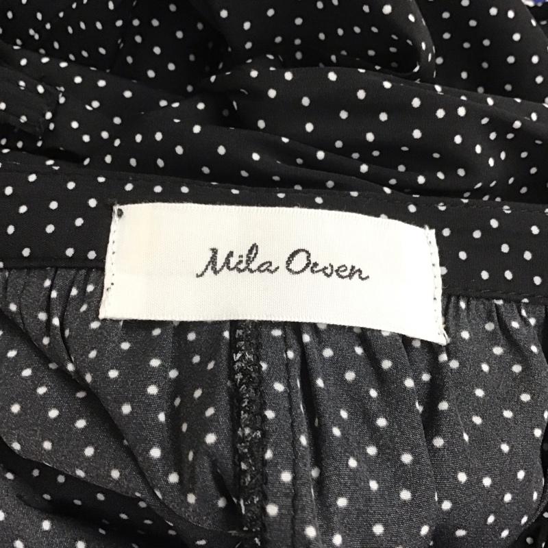 ミラオーウェン Mila Owen ワンピース ロングスカート 09FKB226001 ドット 黒 / ブラック /  レディース USED 古着 中古 10128417
