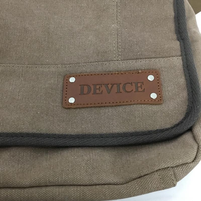 ディバイス DEVICE ショルダーバッグ ショルダーバッグ ロゴ、文字 茶 / ブラウン /  メンズ USED 古着 中古 10128426
