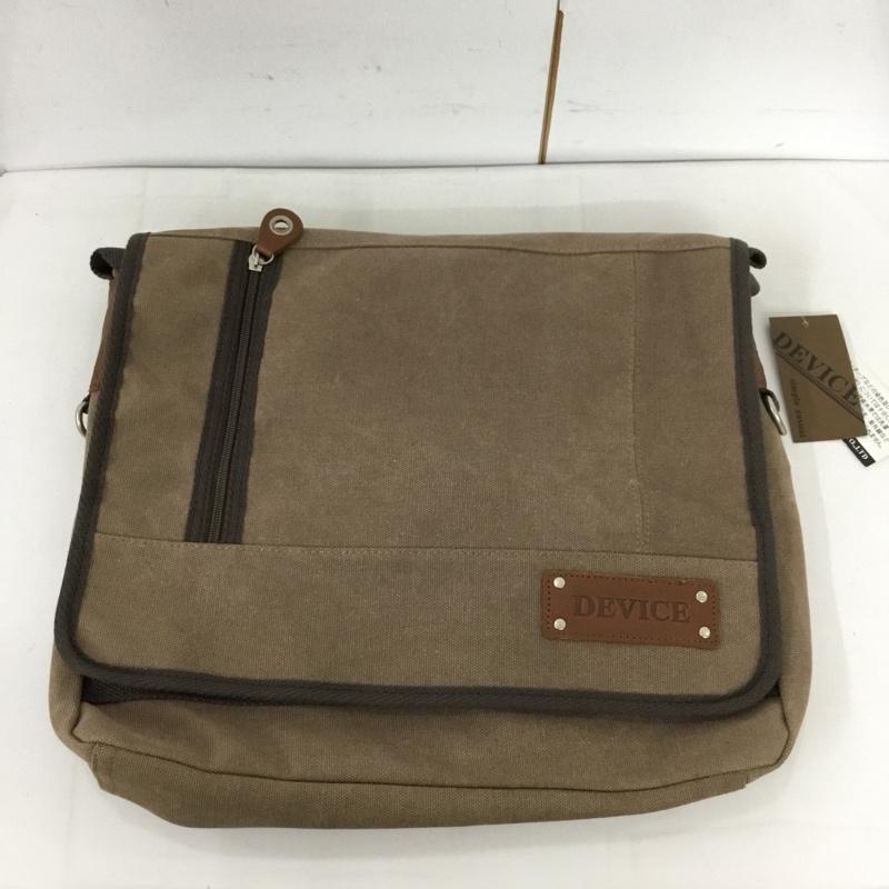 ディバイス DEVICE ショルダーバッグ ショルダーバッグ HHS1206038BR ロゴ、文字 茶 / ブラウン /  メンズ USED 古着 中古 10128428