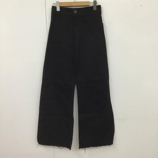 ザラ ZARA パンツ デニム、ジーンズ 無地 黒 / ブラック /  レディース USED 古着 中古 10128433