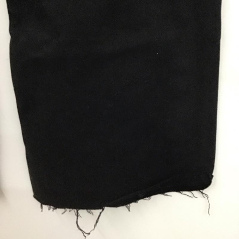 ザラ ZARA パンツ デニム、ジーンズ 無地 黒 / ブラック /  レディース USED 古着 中古 10128433