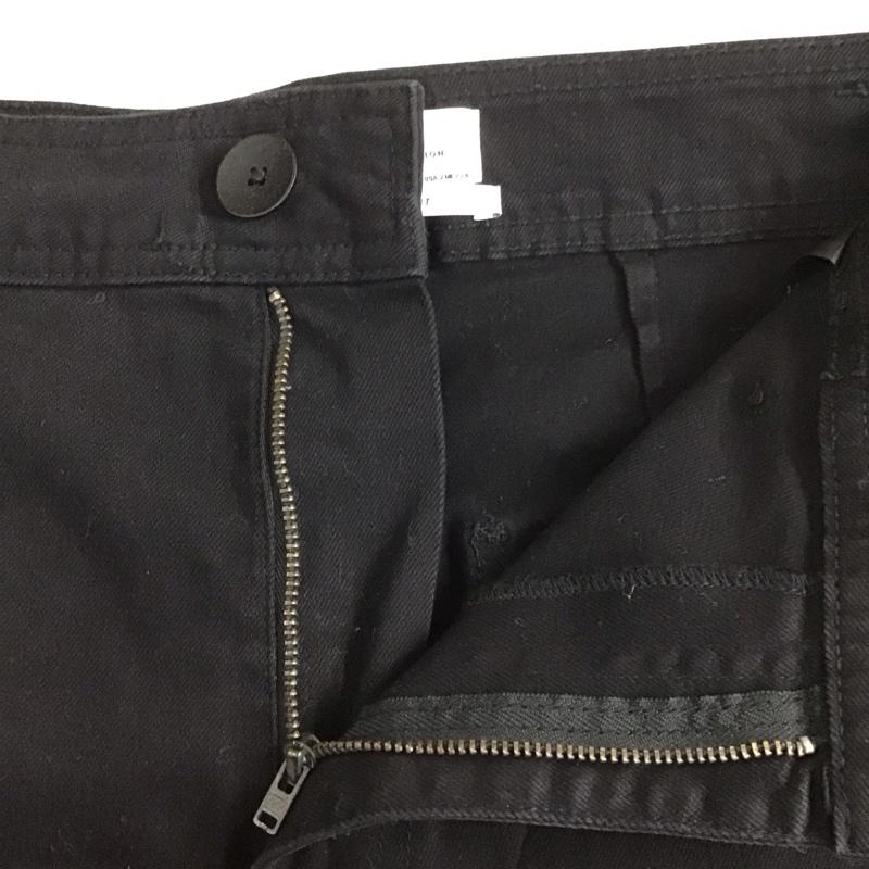 ザラ ZARA パンツ デニム、ジーンズ 無地 黒 / ブラック /  レディース USED 古着 中古 10128433