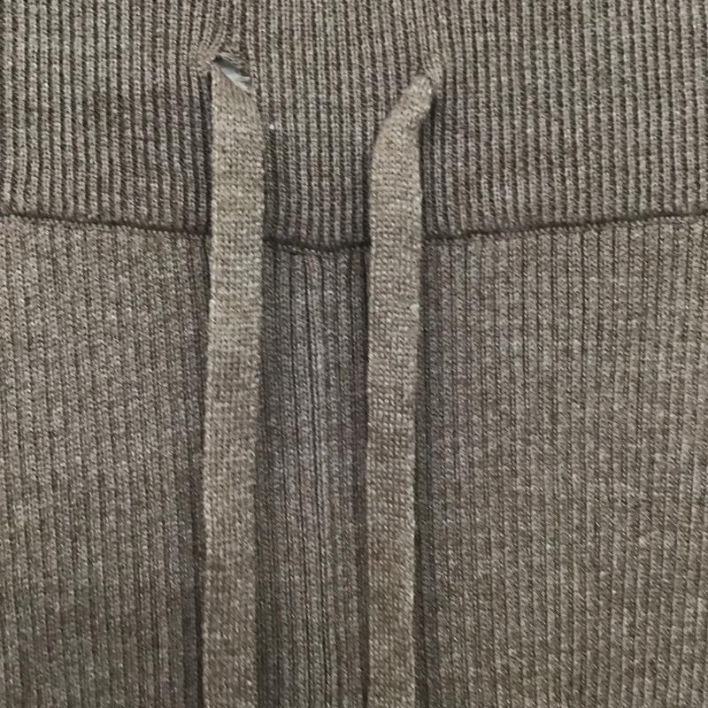 ローリーズファーム LOWRYS FARM パンツ スラックス リブニットパンツ FREE 無地 茶 / ブラウン /  レディース USED 古着 中古 10128436