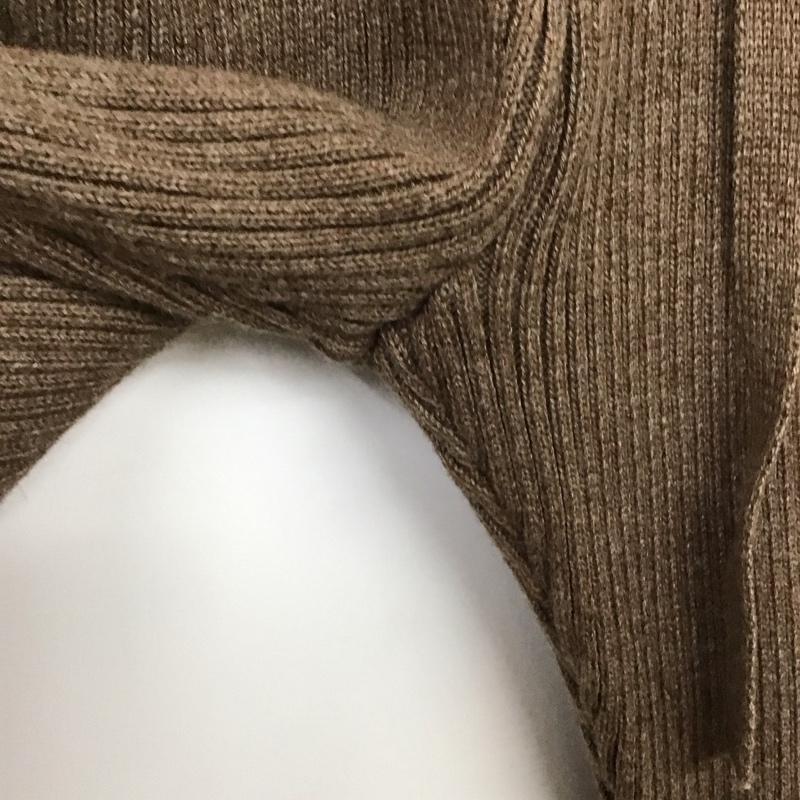ローリーズファーム LOWRYS FARM パンツ スラックス リブニットパンツ FREE 無地 茶 / ブラウン /  レディース USED 古着 中古 10128436
