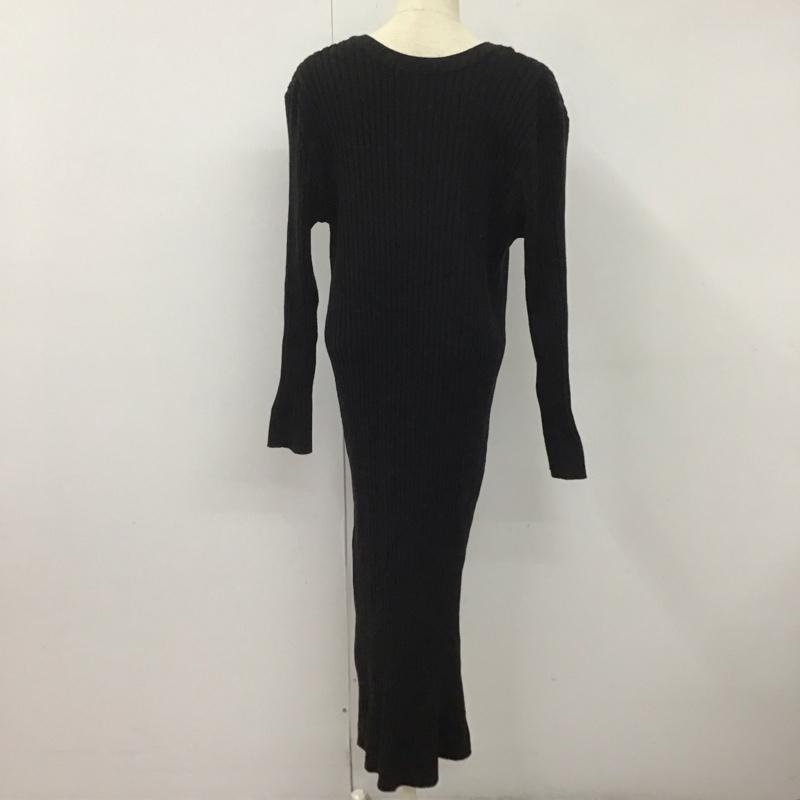 ティティベイト titivate ワンピース ロングスカート L 無地 黒 / ブラック /  レディース USED 古着 中古 10128439
