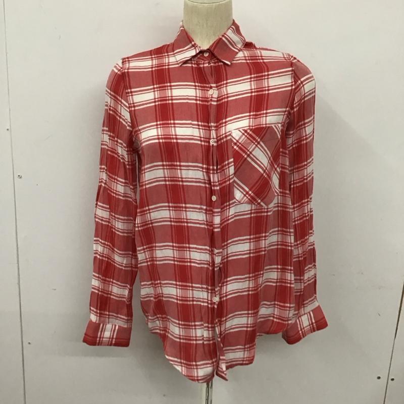 ザラ ZARA シャツ、ブラウス 長袖 XS チェック マルチカラー / マルチカラー /  レディース USED 古着 中古 10128454