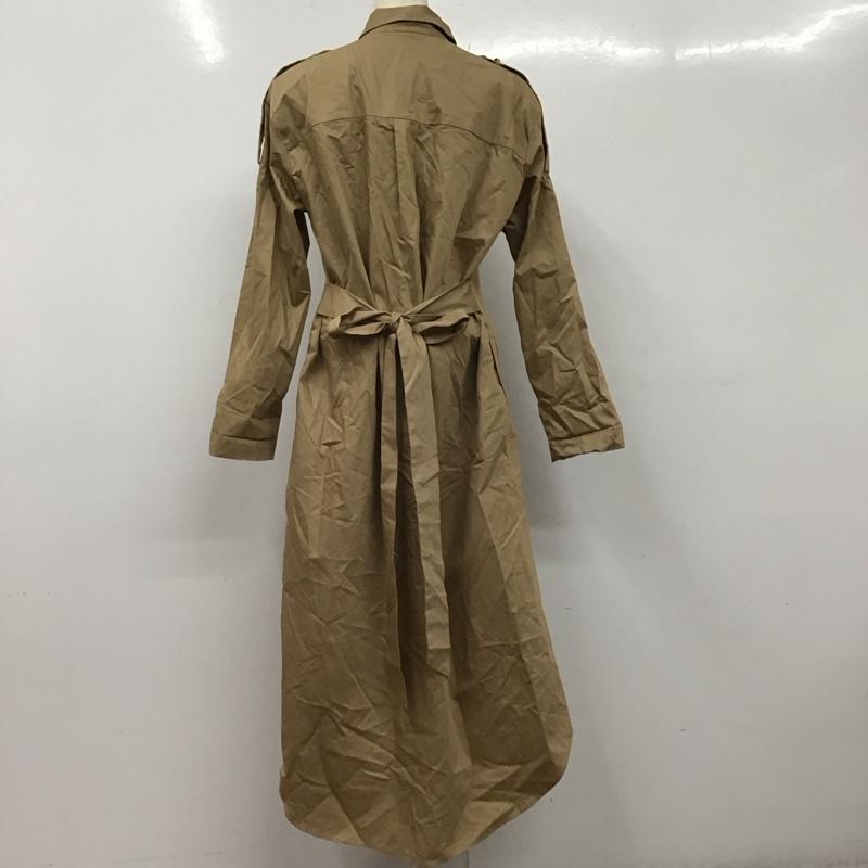 ザラ ZARA ワンピース ロングスカート M 無地 茶 / ブラウン /  レディース USED 古着 中古 10128457