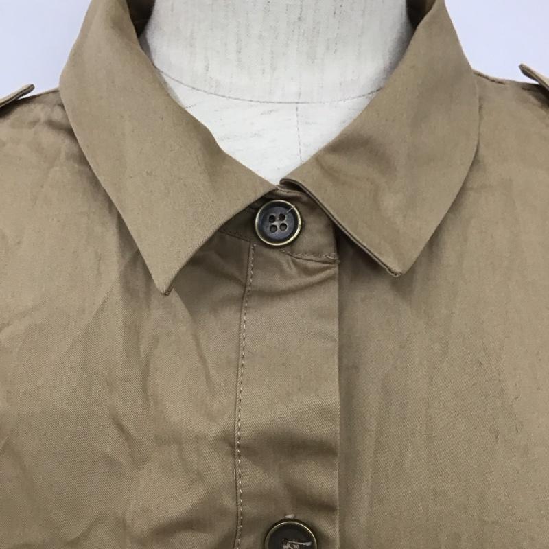 ザラ ZARA ワンピース ロングスカート M 無地 茶 / ブラウン /  レディース USED 古着 中古 10128457