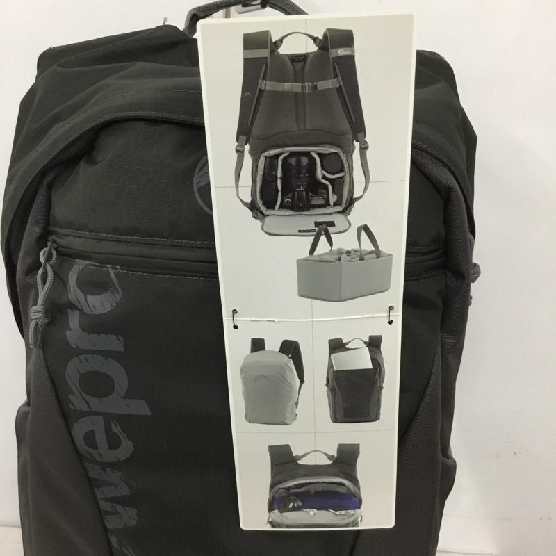 古着 USED リュックサック、デイパック リュックサック、デイバッグ Photo Hatchback 22L Lowepro カメラバッグ カメラリュック ロゴ、文字 ダークグレー / ダークグレー /  メンズ USED 古着 中古 10128458