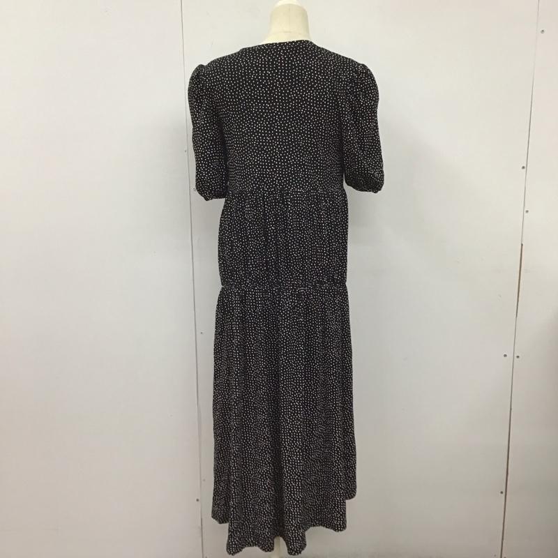 ザラ ZARA ワンピース ロングスカート S ドット 黒 / ブラック /  レディース USED 古着 中古 10128460