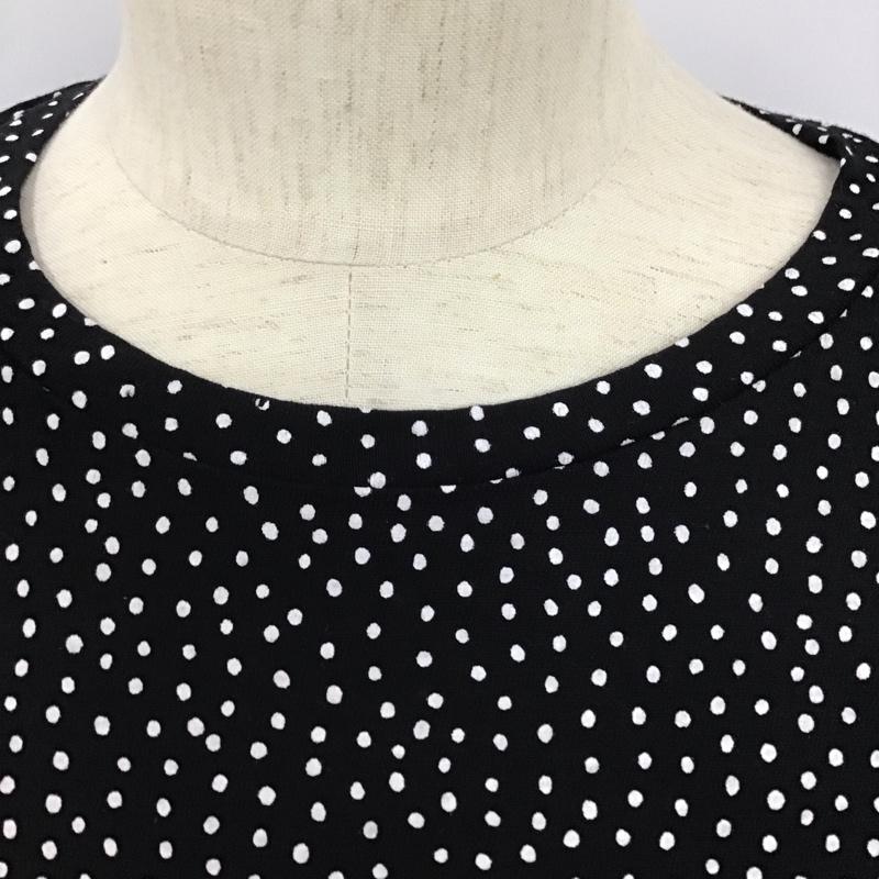 ザラ ZARA ワンピース ロングスカート S ドット 黒 / ブラック /  レディース USED 古着 中古 10128460