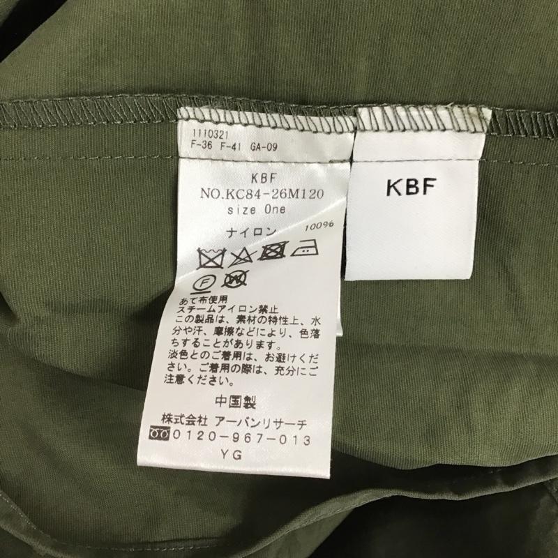 ケービーエフ KBF ワンピース ロングスカート KC84-26M120 ポートネックスクエアワンピース 無地 カーキ / カーキ /  レディース USED 古着 中古 10128464