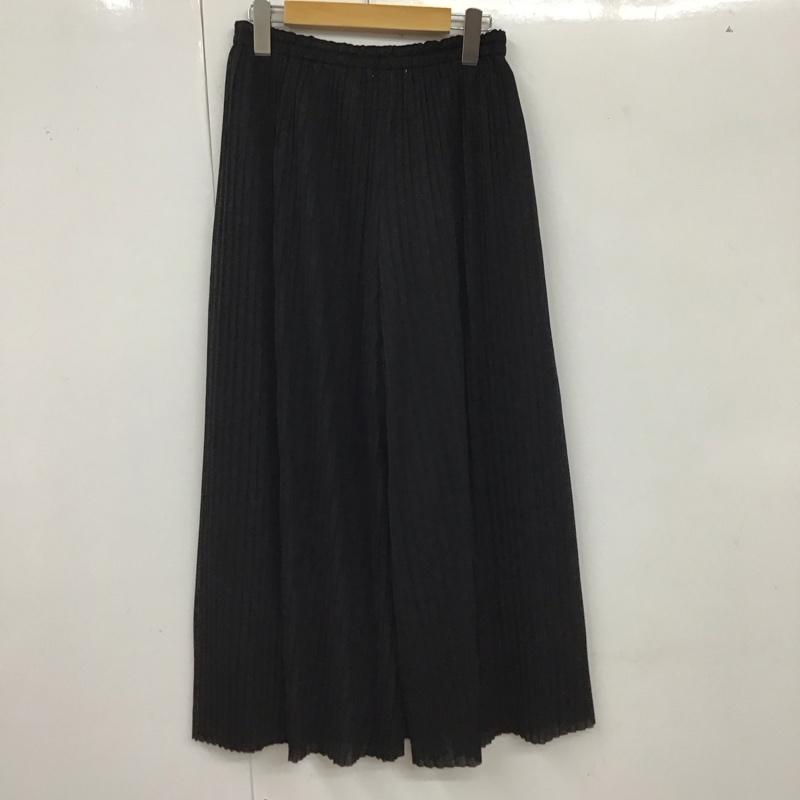 ダブルクローゼット w closet パンツ スラックス FREE 無地 黒 / ブラック /  レディース USED 古着 中古 10128469