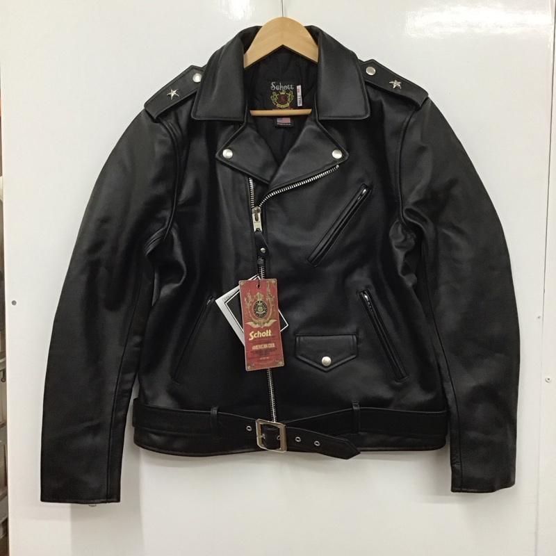 ショット Shott ジャケット、上着 ライダース 7164 613UST VINTAGE ONESTAR 40 無地 黒 / ブラック /  メンズ USED 古着 中古 10128470