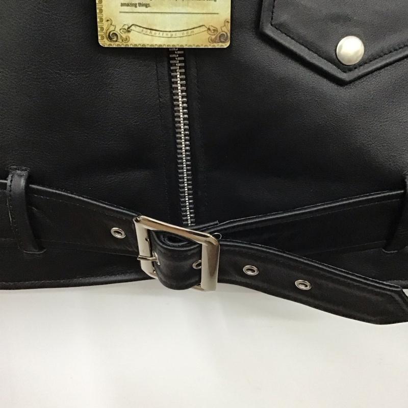 ショット Shott ジャケット、上着 ライダース 7164 613UST VINTAGE ONESTAR 40 無地 黒 / ブラック /  メンズ USED 古着 中古 10128470